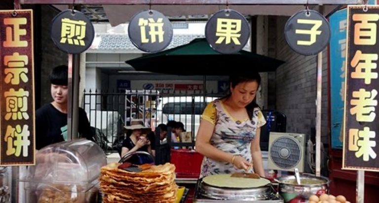 street crepe china food jianbing