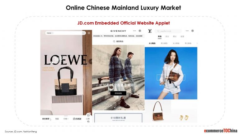 online chinese mainland luxury market