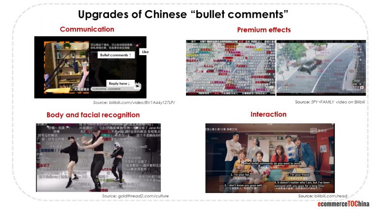 bullet comments culture in china upgrade